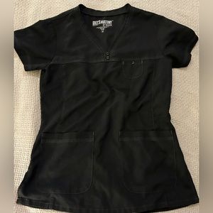Grey’s Anatomy by Barco Scrub Top Black Size XS